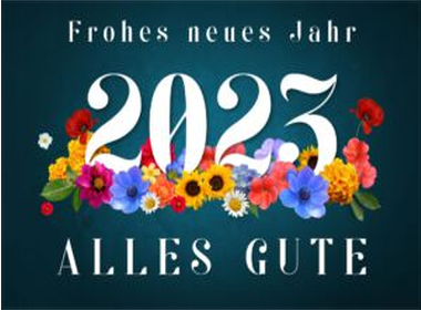 Banner Frohes Neues Jahr 2023