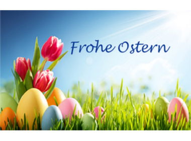 Banner Warelog Frohe Ostern 