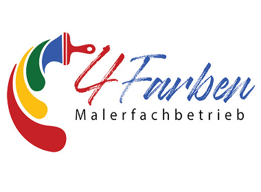 Logo 4 Farben Malerbetrieb